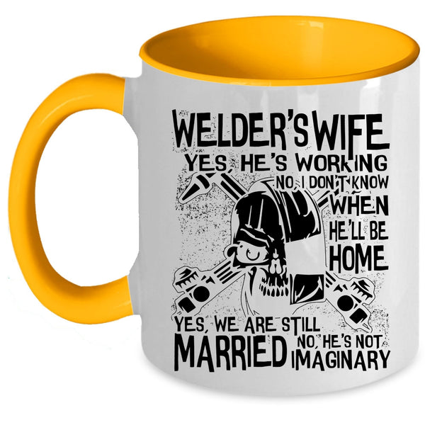 Cool Welder's Wife Coffee Mug, Welder's Wife Accent Mug