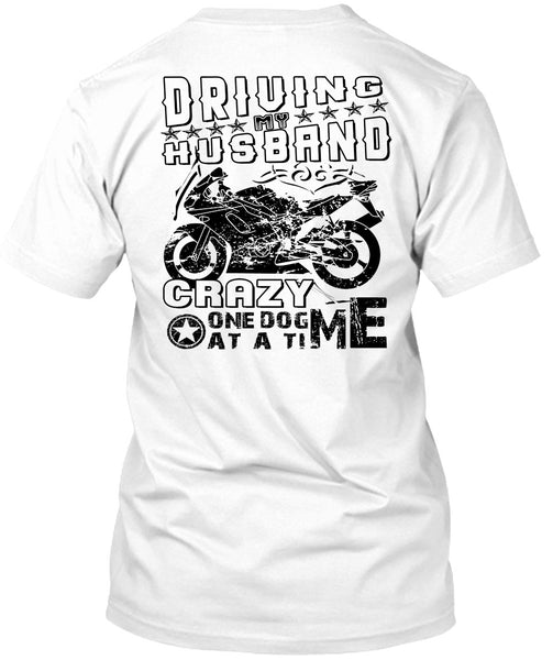 A black t-shirt with the shopify logo