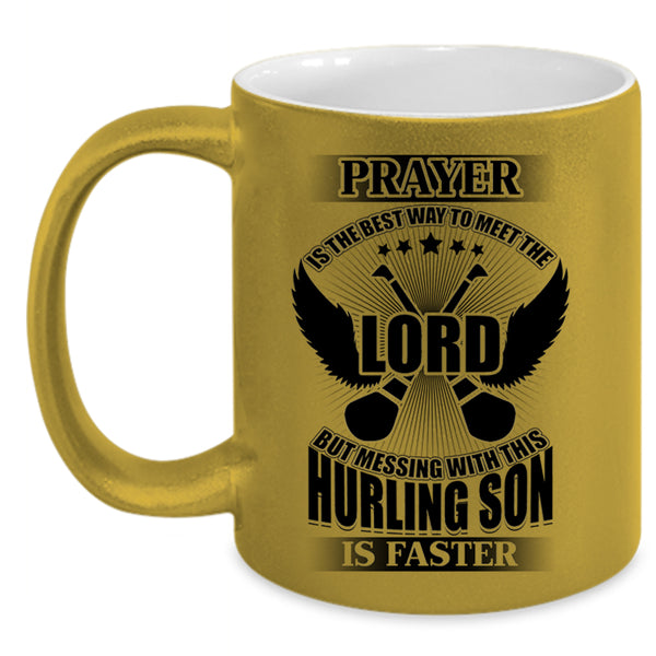 Cool Hurling Son Coffee Mug, Don't Mess With This Hurling Son Accent Mug