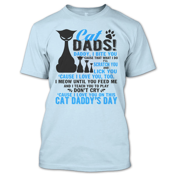Cat Dads T Shirt, Cat Daddy's Day T Shirt