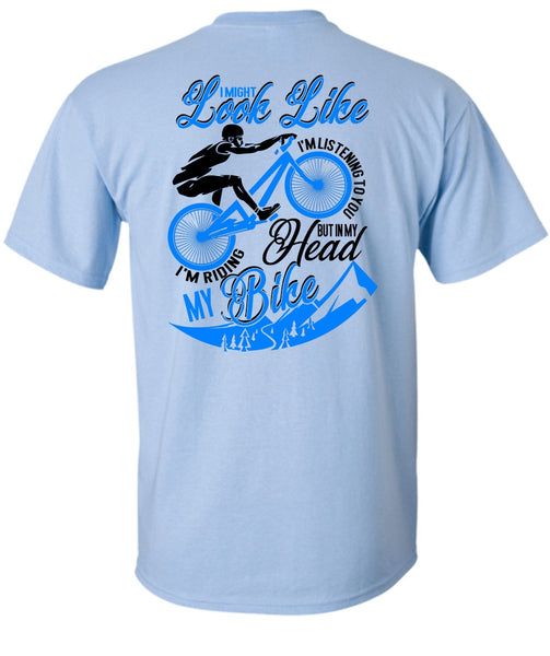 I'm Riding My Bike T Shirt, I Love Biker T Shirt