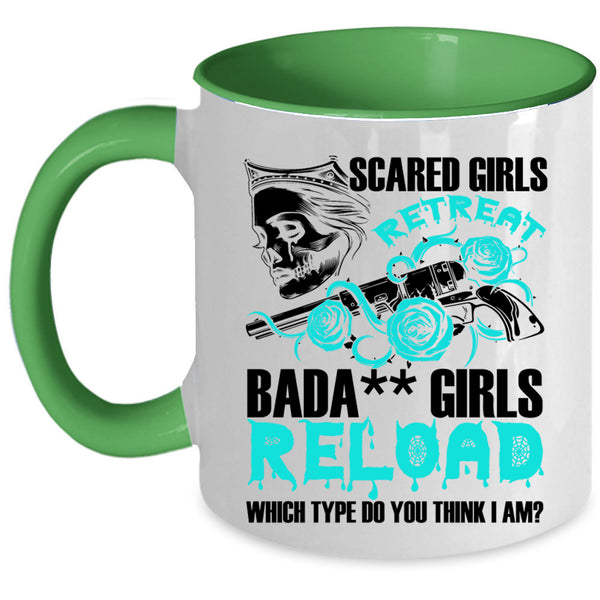 Which Type Do You Think I Am Coffee Mug, Scared Girls Retreat Accent Mug