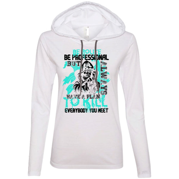 A black t-shirt with the shopify logo