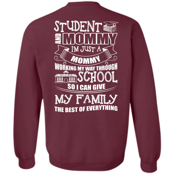 I'm Just A Mommy T Shirt, I Love School Sweatshirt