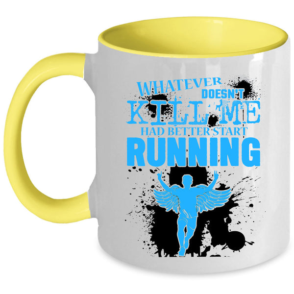 Cool Gift For Runner Coffee Mug, Running Accent Mug