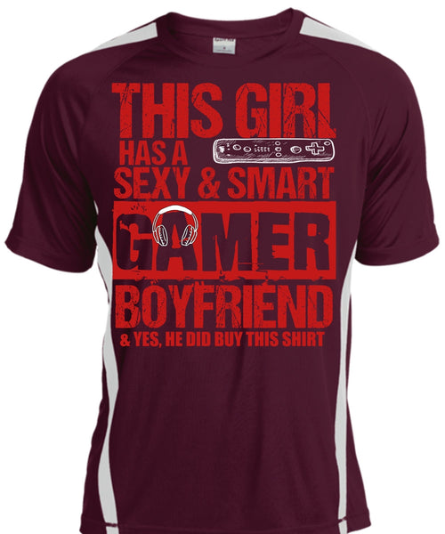 This Girl Has A Smart Gamer Boyfriend T Shirt, Being A Gamer T Shirt, Cool Shirt
