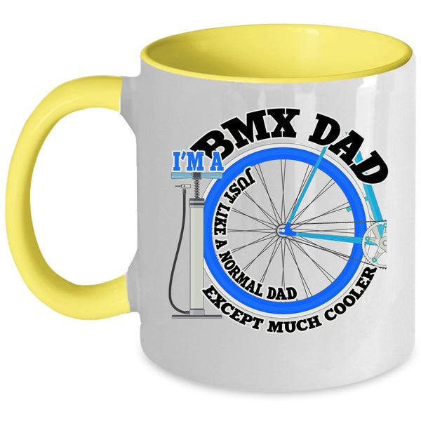 Funny Gift For BMX Dad Coffee Mug, I'm A BMX Dad Accent Mug