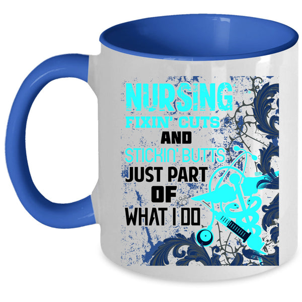 Cute Gift For Nurses Coffee Mug, Nursing Accent Mug