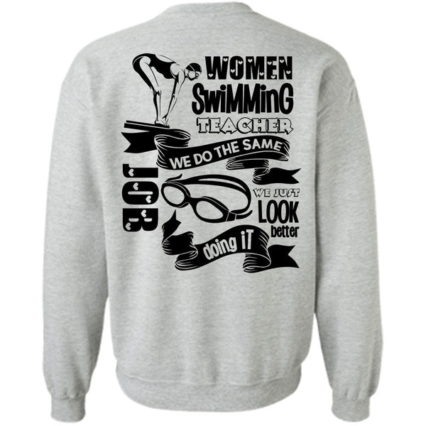 I Love Swimming T Shirt, Women Swimming Teacher Sweatshirt