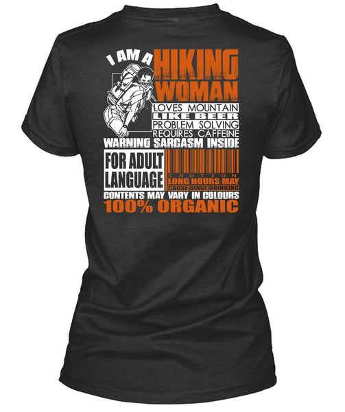 I Am A Hiking Woman T Shirt, Loves Mountain T Shirt