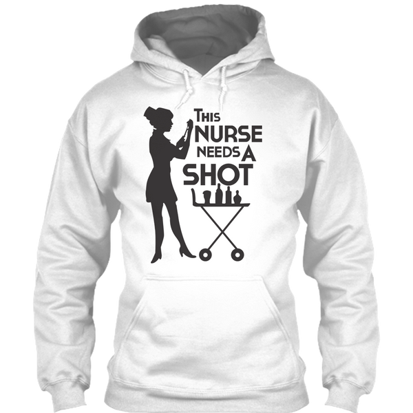 A black t-shirt with the shopify logo