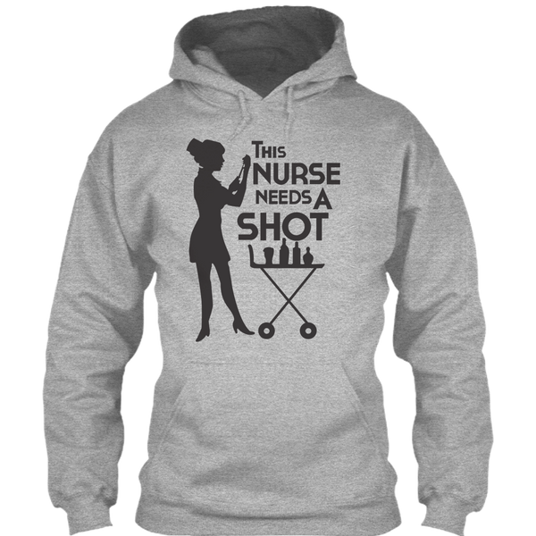 A black t-shirt with the shopify logo