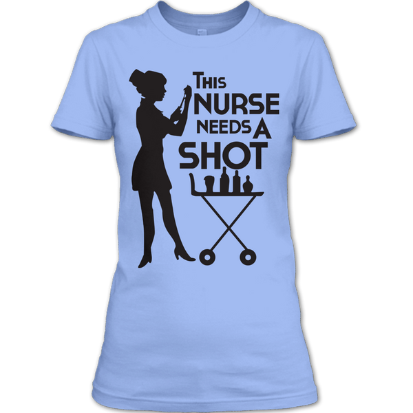 A black t-shirt with the shopify logo