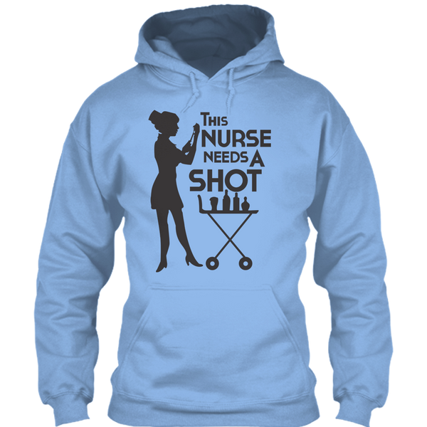 A black t-shirt with the shopify logo