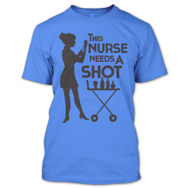 A black t-shirt with the shopify logo