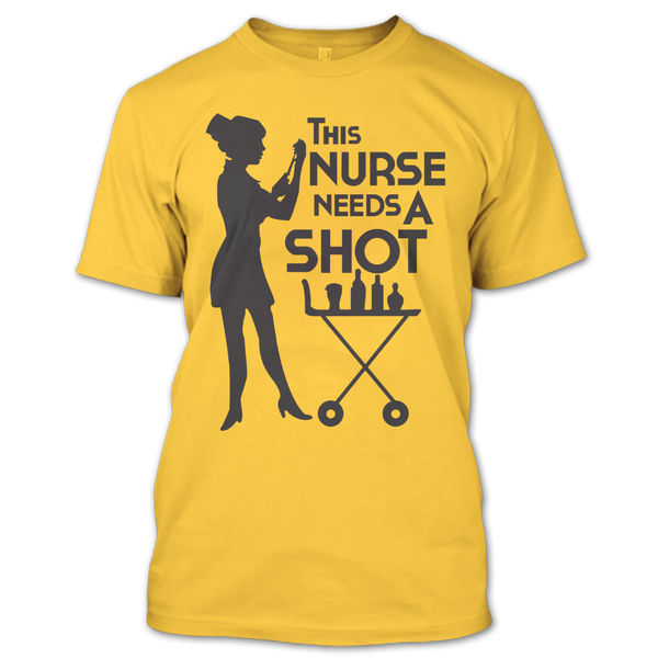 A black t-shirt with the shopify logo