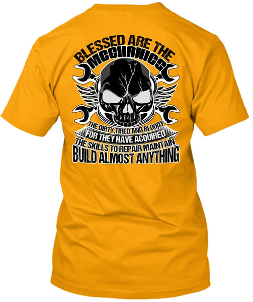 Blessed Are The Mechanics T Shirt, I Love Mechanic T Shirt
