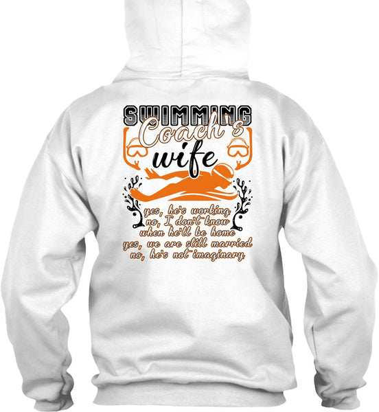 Swimming Coach's Wife T Shirt, I Love Swimming T Shirt