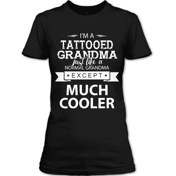 A black t-shirt with the shopify logo