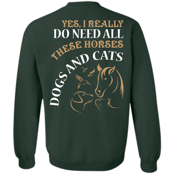 Dogs And Cats T Shirt, Loving Sweatshirt