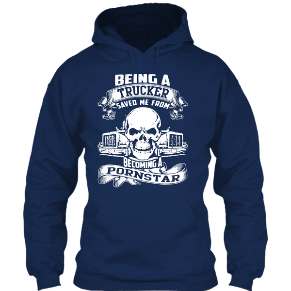 A black t-shirt with the shopify logo