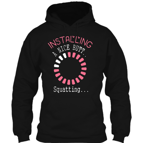 A black t-shirt with the shopify logo