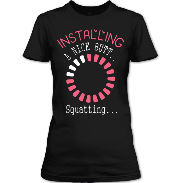 A black t-shirt with the shopify logo