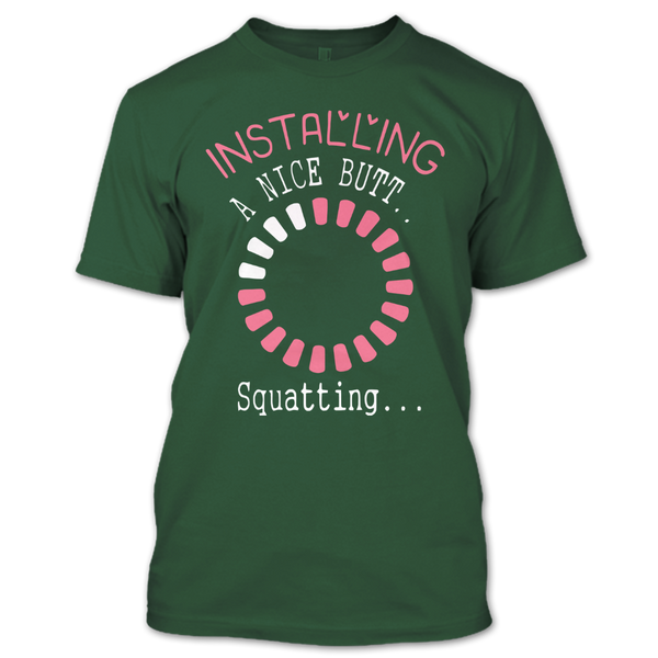 A black t-shirt with the shopify logo