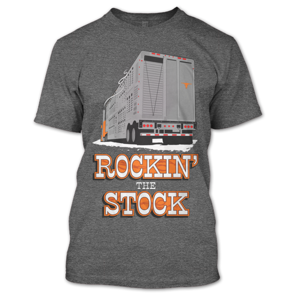 A black t-shirt with the shopify logo