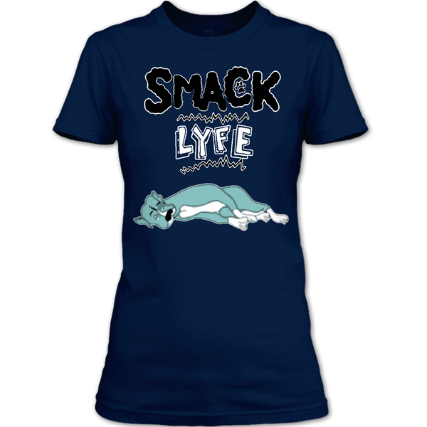 A black t-shirt with the shopify logo