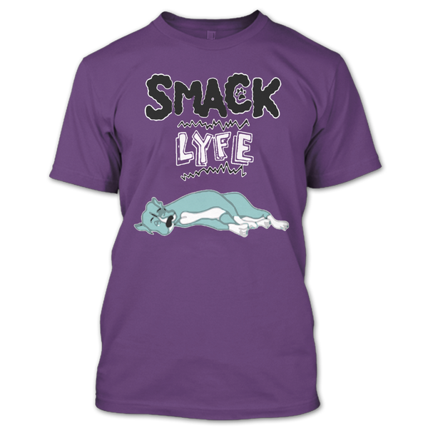 A black t-shirt with the shopify logo