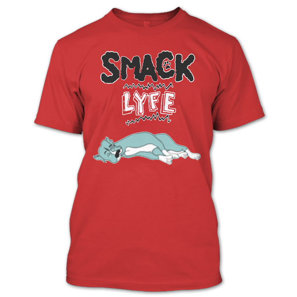 A black t-shirt with the shopify logo