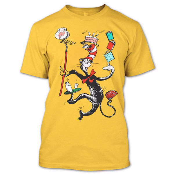 A black t-shirt with the shopify logo