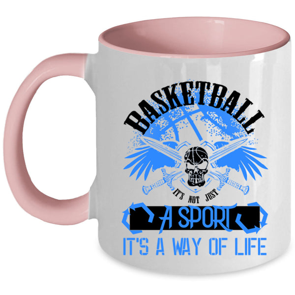 It's Not Just A Sport Coffee Mug, Basketball Accent Mug