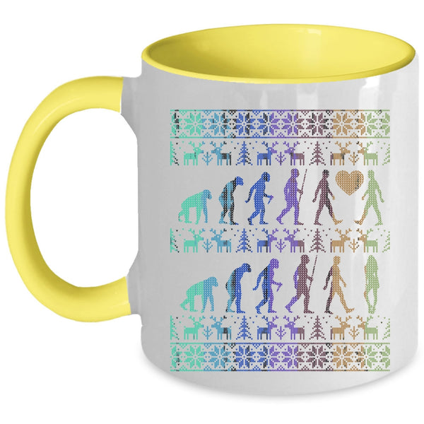 Christmas Gift For Couple Coffee Mug, Cute Couple Accent Mug