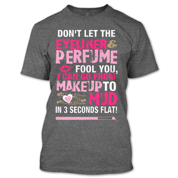 A black t-shirt with the shopify logo