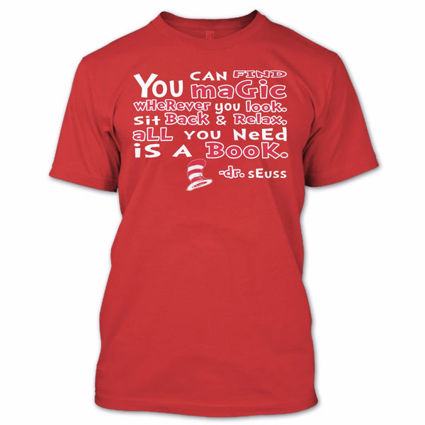 A black t-shirt with the shopify logo