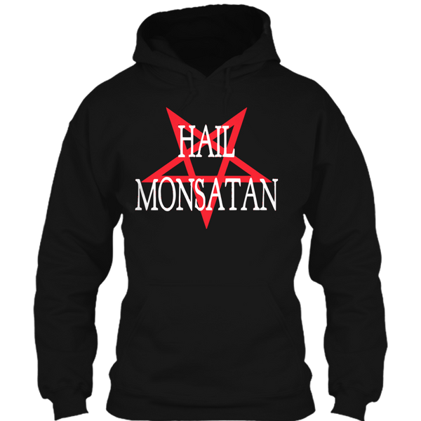 A black t-shirt with the shopify logo