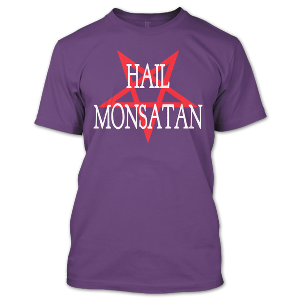 A black t-shirt with the shopify logo