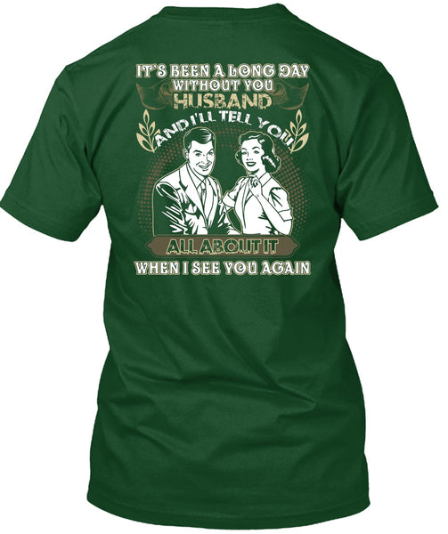 Long Day Without You Husband T Shirt, I See You Again T Shirt