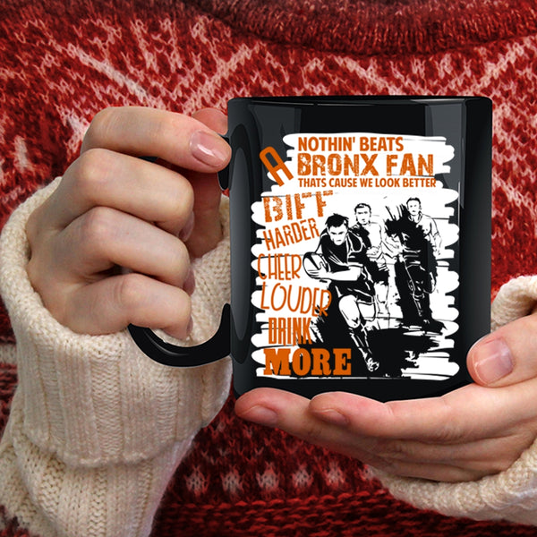 Biff Harder Cheer Louder Drink More Coffee Mug, Sport Coffee Cup
