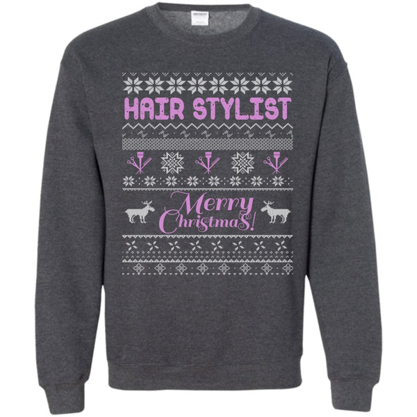 Coolest Hair Stylist T Shirt, Gift For Merry Christmas Sweatshirt