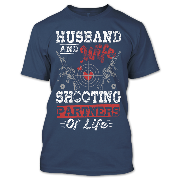 A black t-shirt with the shopify logo