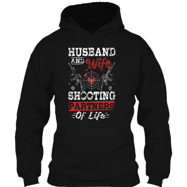 A black t-shirt with the shopify logo