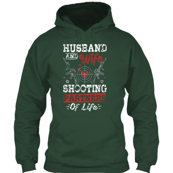 A black t-shirt with the shopify logo