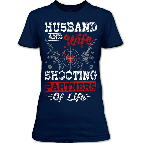 A black t-shirt with the shopify logo