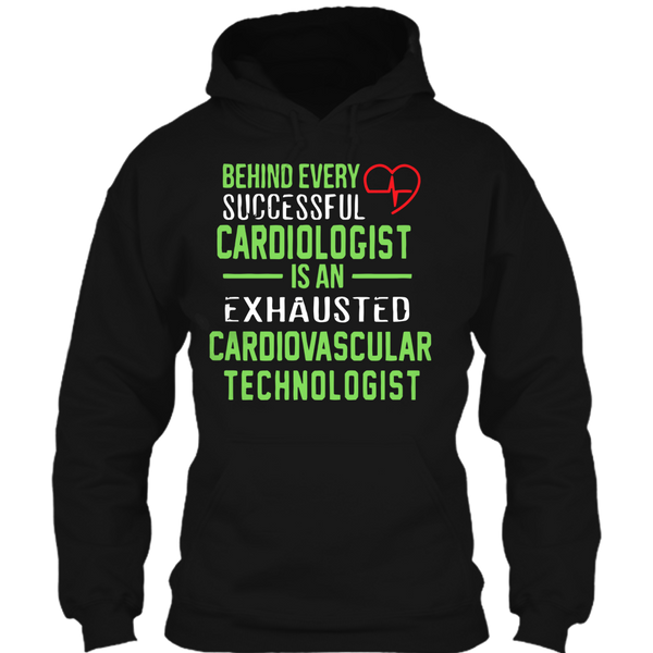 A black t-shirt with the shopify logo