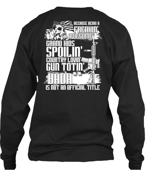 Grandkids Spoiling Country Loving Gun T Shirt, I Love Veteran T Shirt