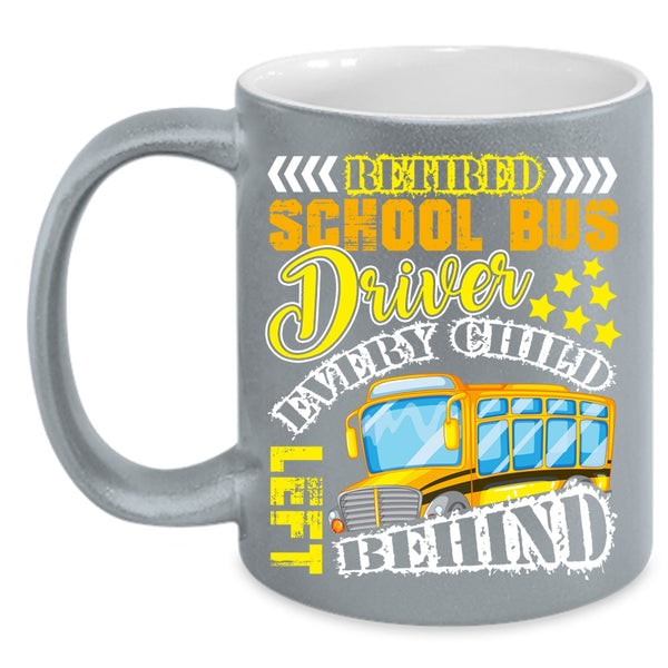 Retired School Bus Driver Coffee Mug, Cool Retirement Coffee Cup