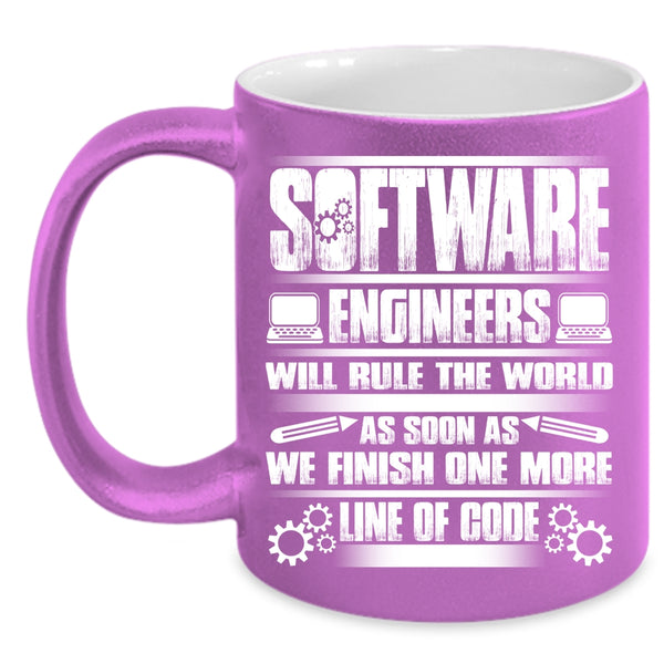 Software Engineers Will Rule The World Coffee Mug, Funny Engineers Coffee Cup